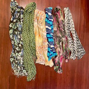 Beautiful scarves.  $12/ea